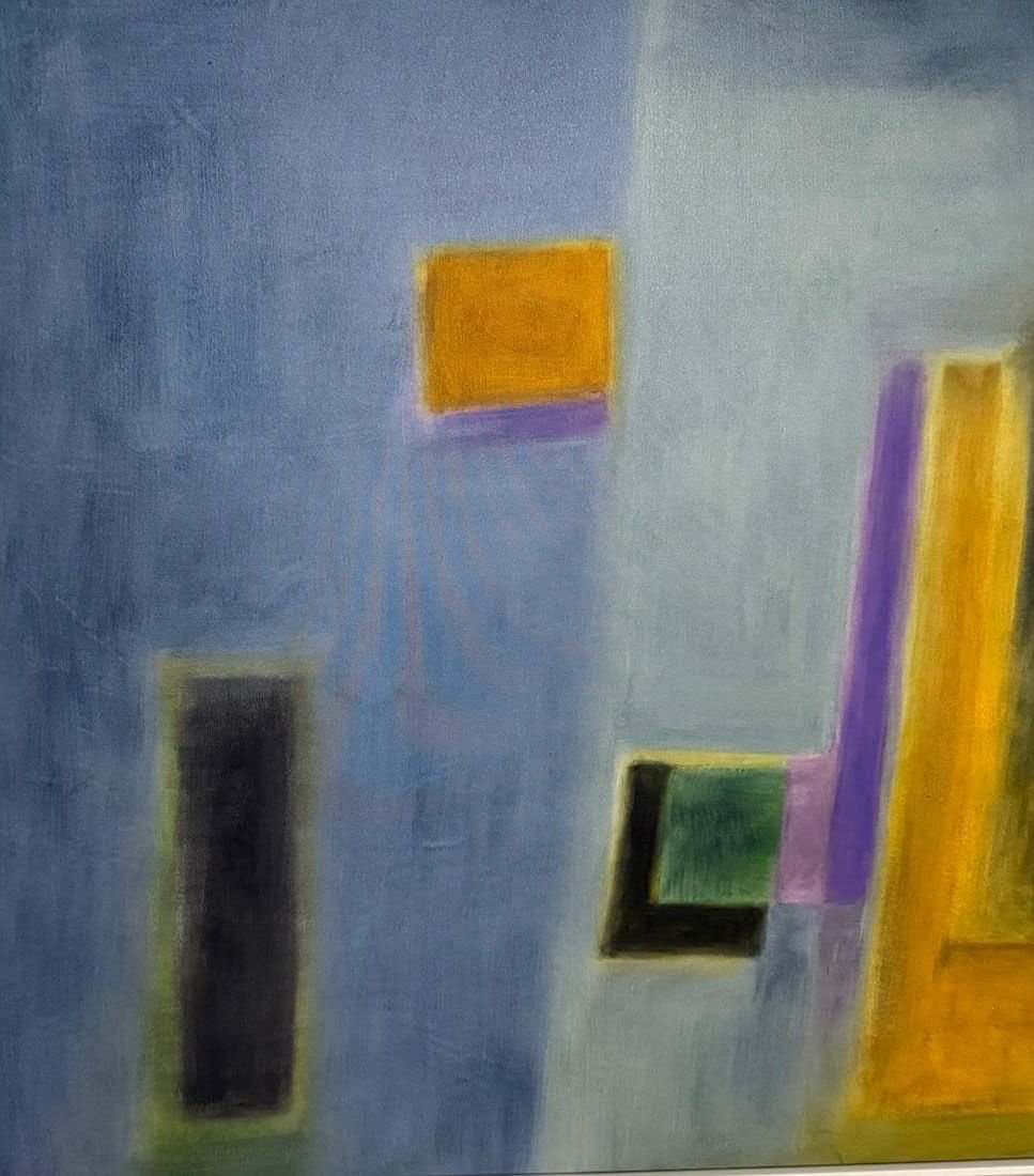 Esteban Vicente Perez (January 20, 1903 â€“ January 10, 2001) was a Spanish American painter - MJ Auction Gallery - Painting