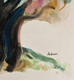 Etel Adnan was a Lebanese-American poet, essayist, and visual artist. In 2003, Adnan was named
