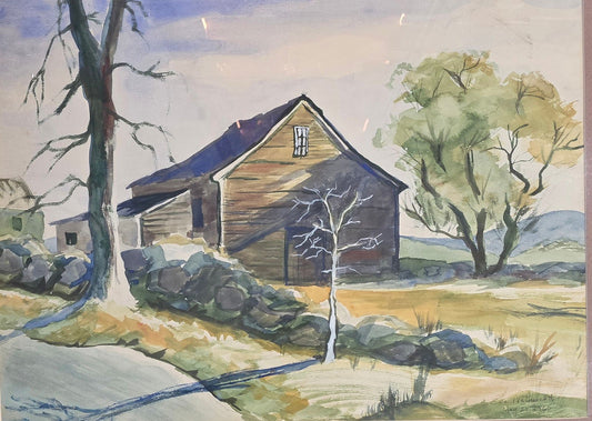 Eve Nethercott is an American watercolor artist born in 1925. Nethercott painted with fluid lines - MJ Auction Gallery - Painting
