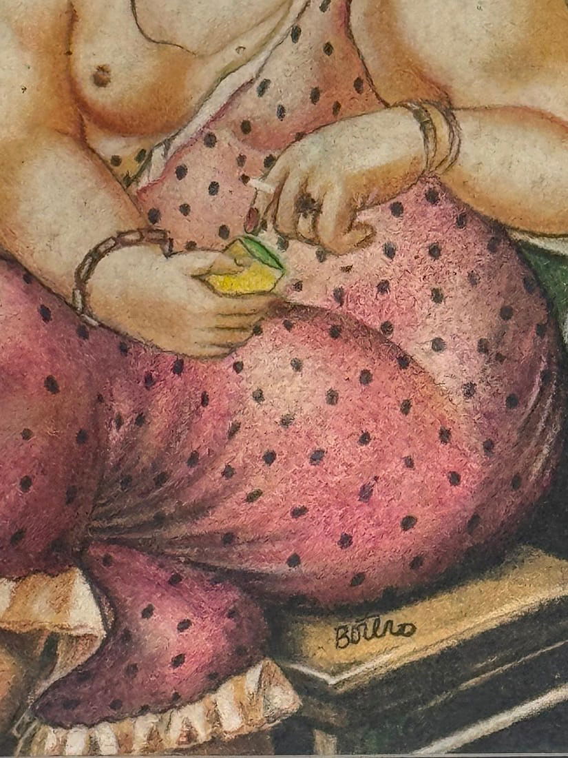 Fernando Botero Angulo is a Colombian painter and sculptor known for his signature style, - MJ Auction Gallery - Painting