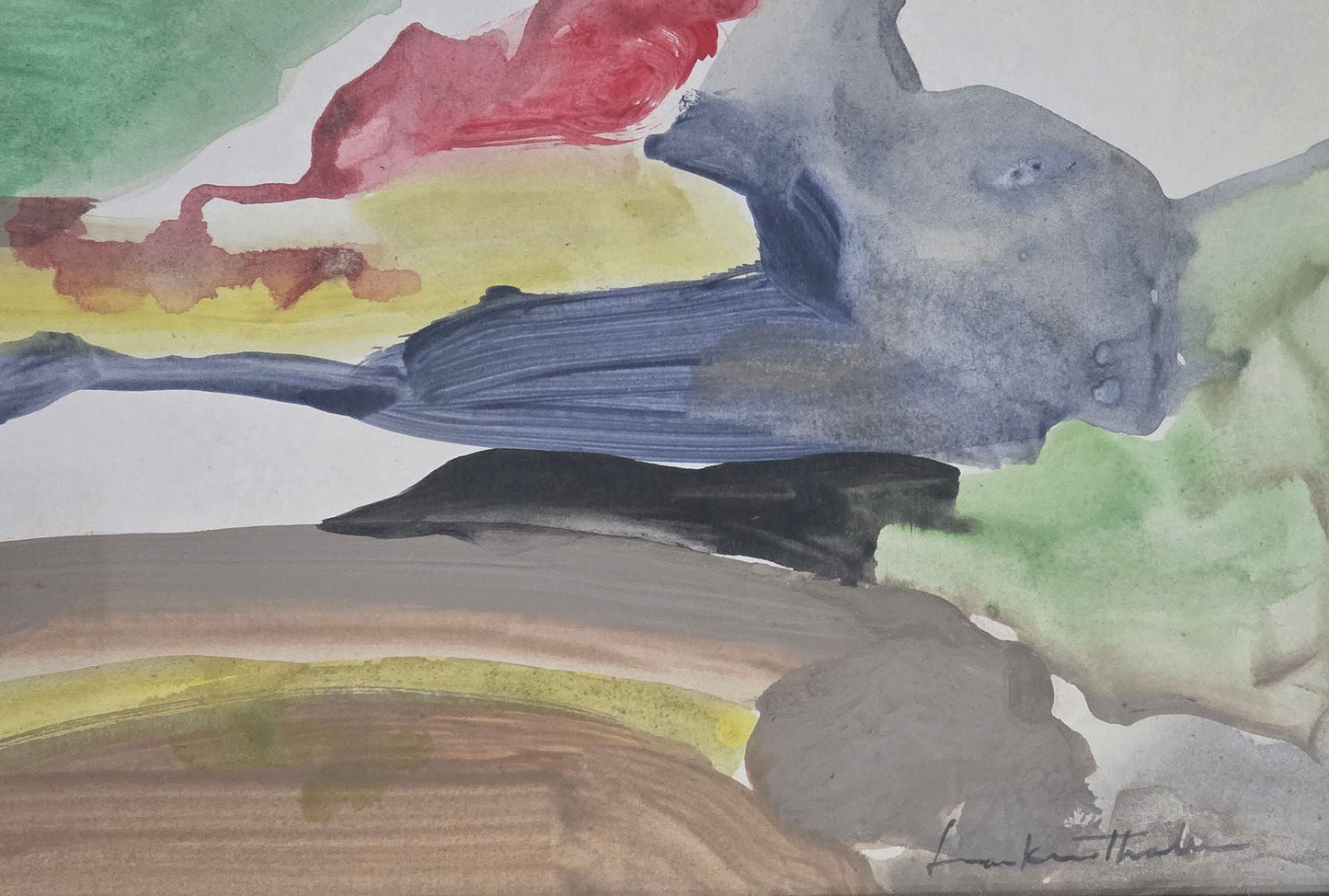Helen Frankenthaler was an American abstract expressionist painter. She was a major contributor to - MJ Auction Gallery - Painting