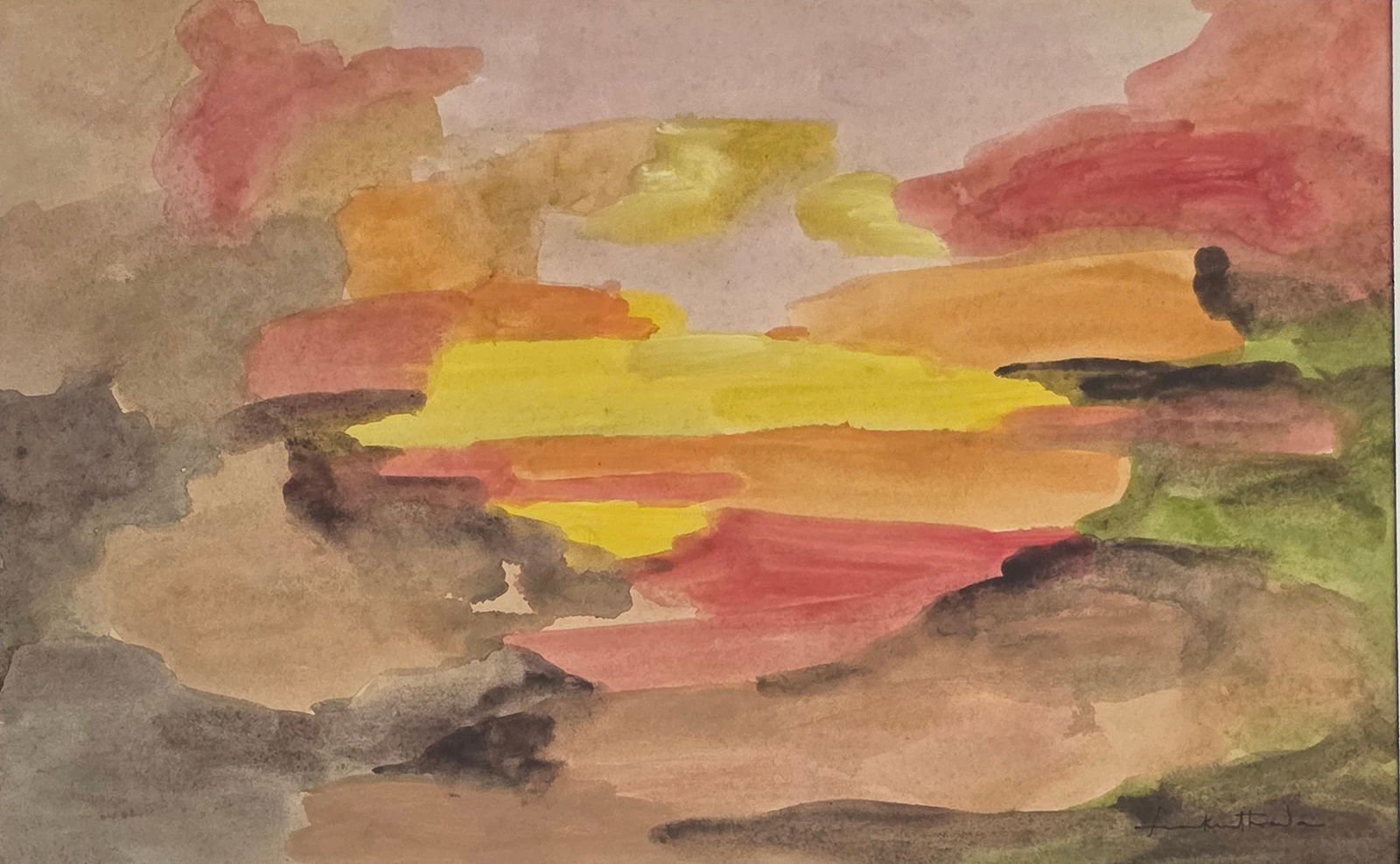 Helen Frankenthaler was an American abstract expressionist painter. She was a major contributor to - MJ Auction Gallery - Painting