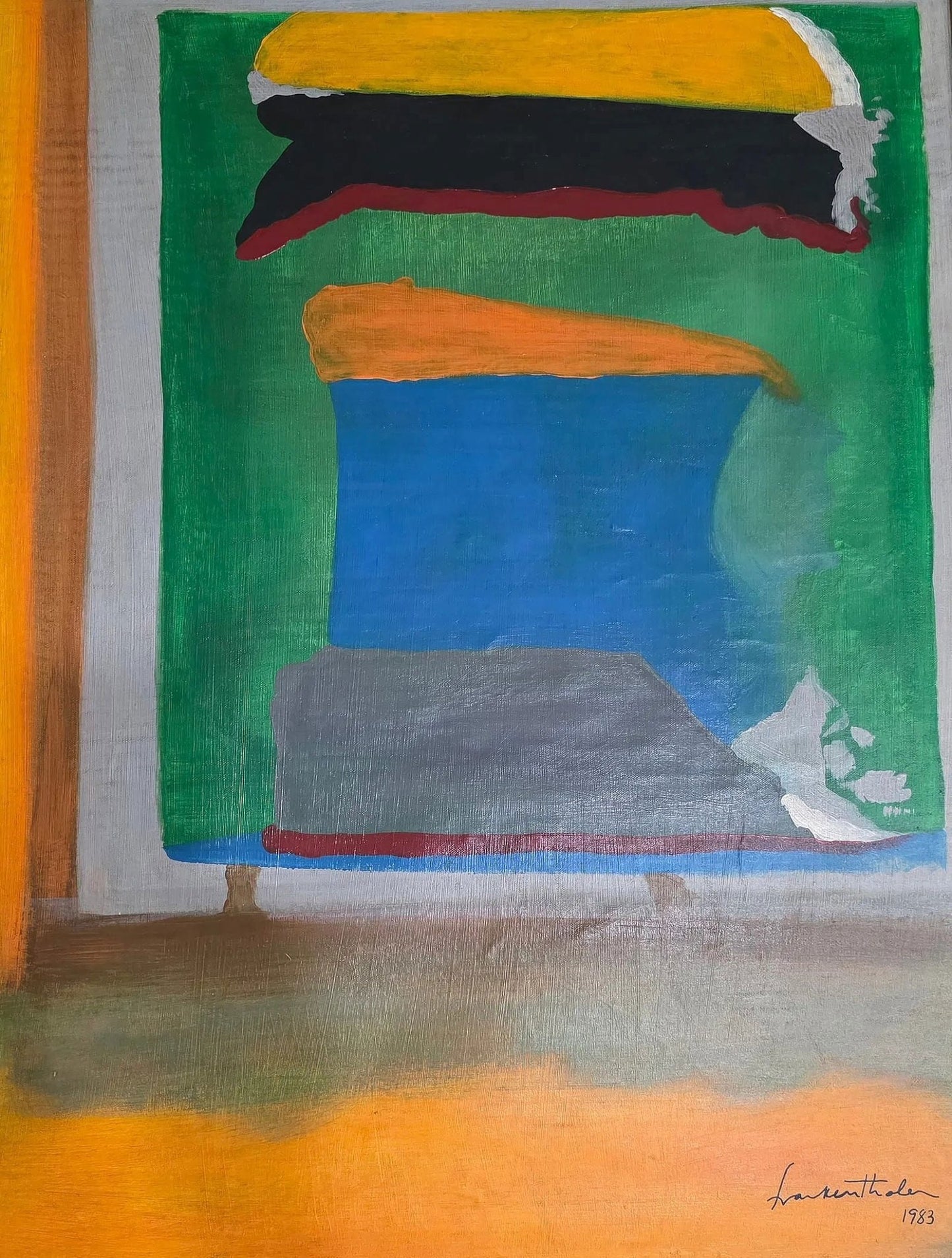 Helen Frankenthaler was an American abstract expressionist painter. She was a major contributor to - MJ Auction Gallery - Painting