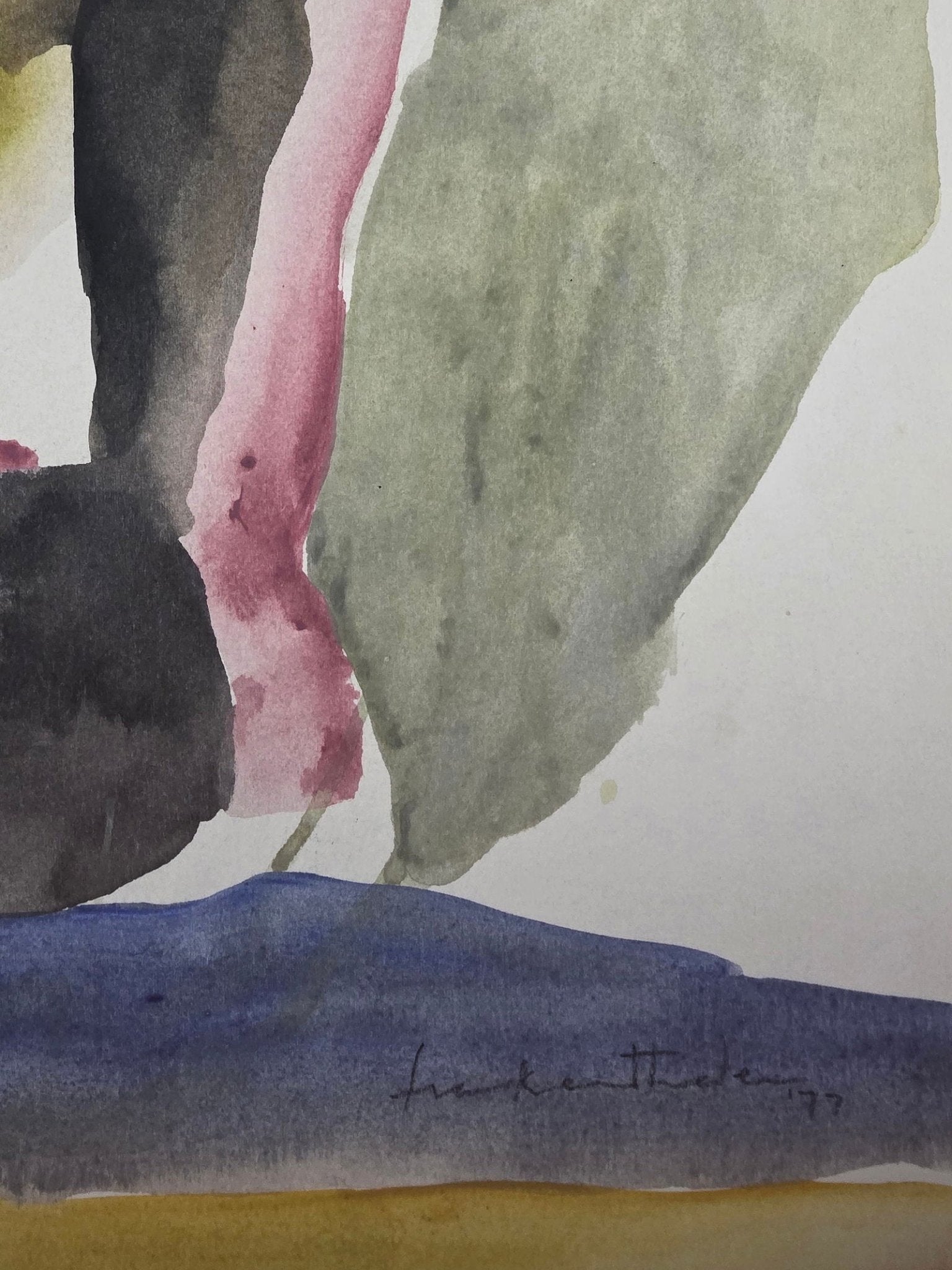 Helen Frankenthaler was an American abstract expressionist painter. She was a major contributor to t - MJ Auction Gallery - Painting