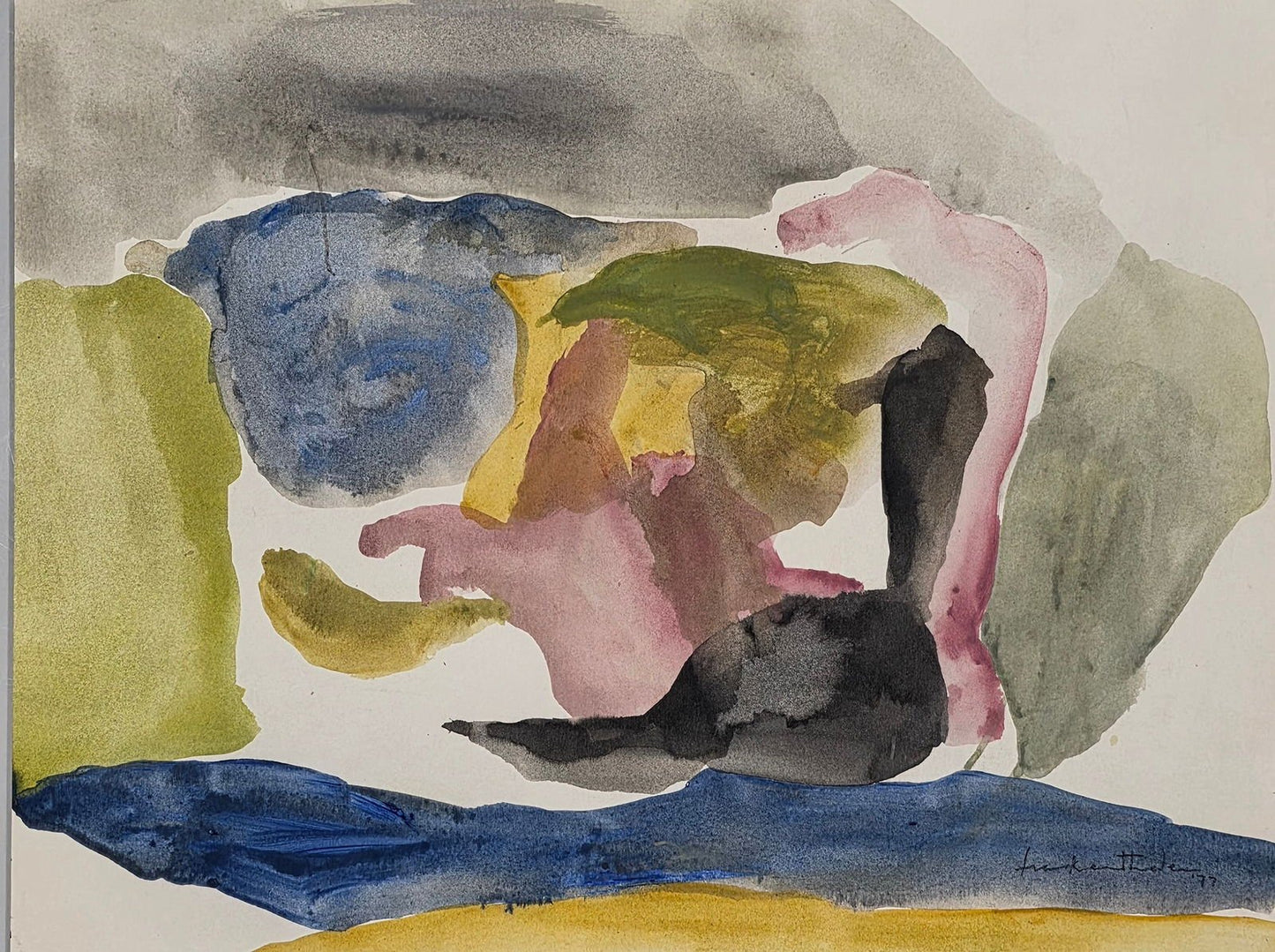 Helen Frankenthaler was an American abstract expressionist painter. She was a major contributor to t - MJ Auction Gallery - Painting