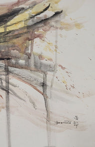 Hisao Domoto (1928-2013) was a major 20th-century Japanese artist.In 1956, he produced a new style