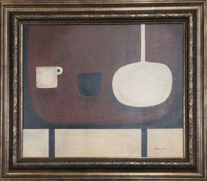 William Scott , was a prominent abstract painter from Northern Ireland, known for his themes of
