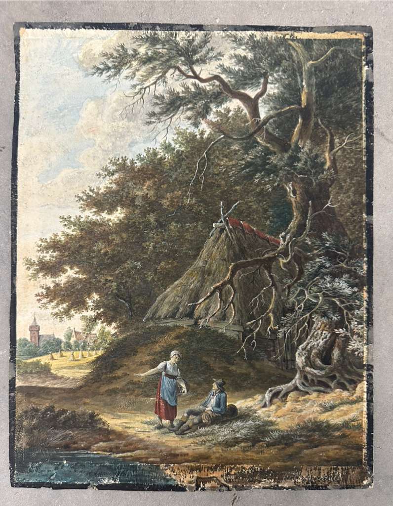 Idyllic Rural Scene (J. Charles Mulee) - MJ Auction Gallery - Painting