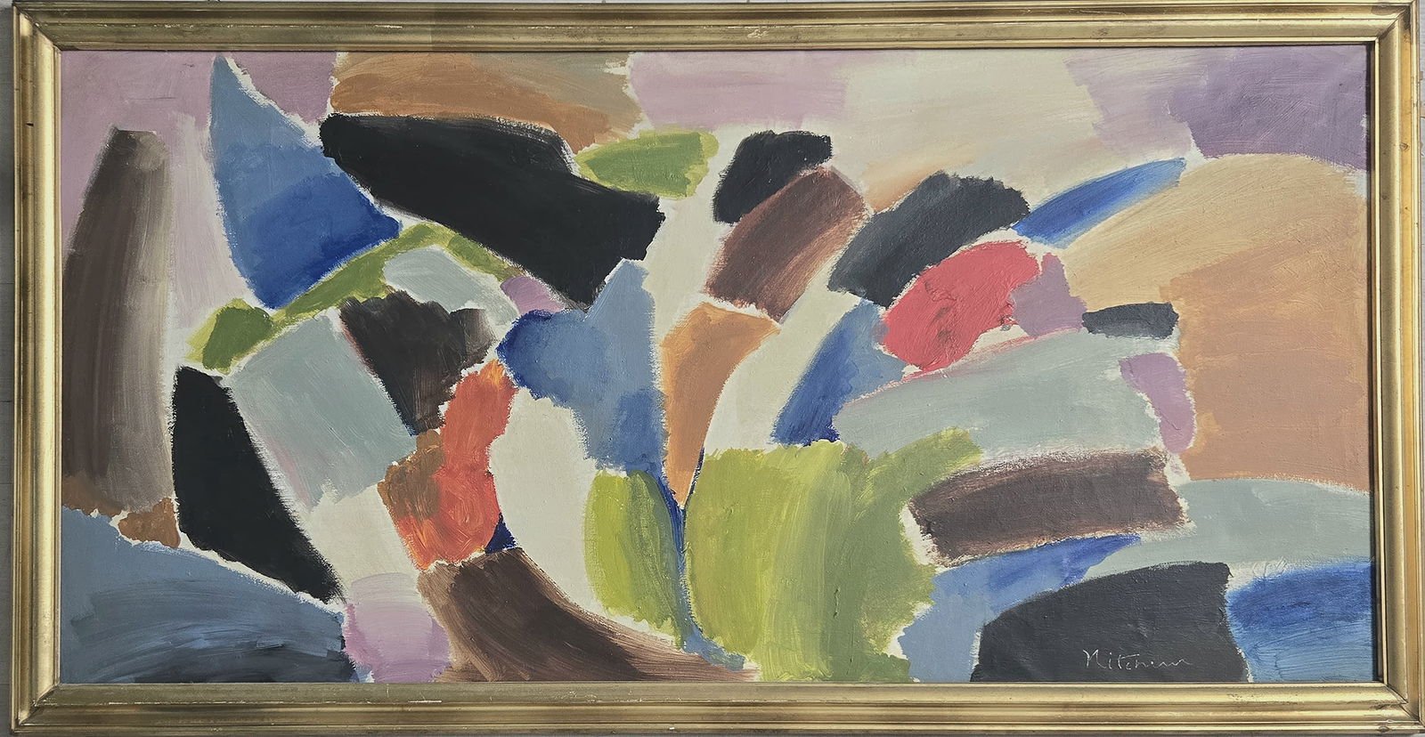 Ivon Hitchens was an English painter who started exhibiting during the 1920s. He became part of the - MJ Auction Gallery - Painting