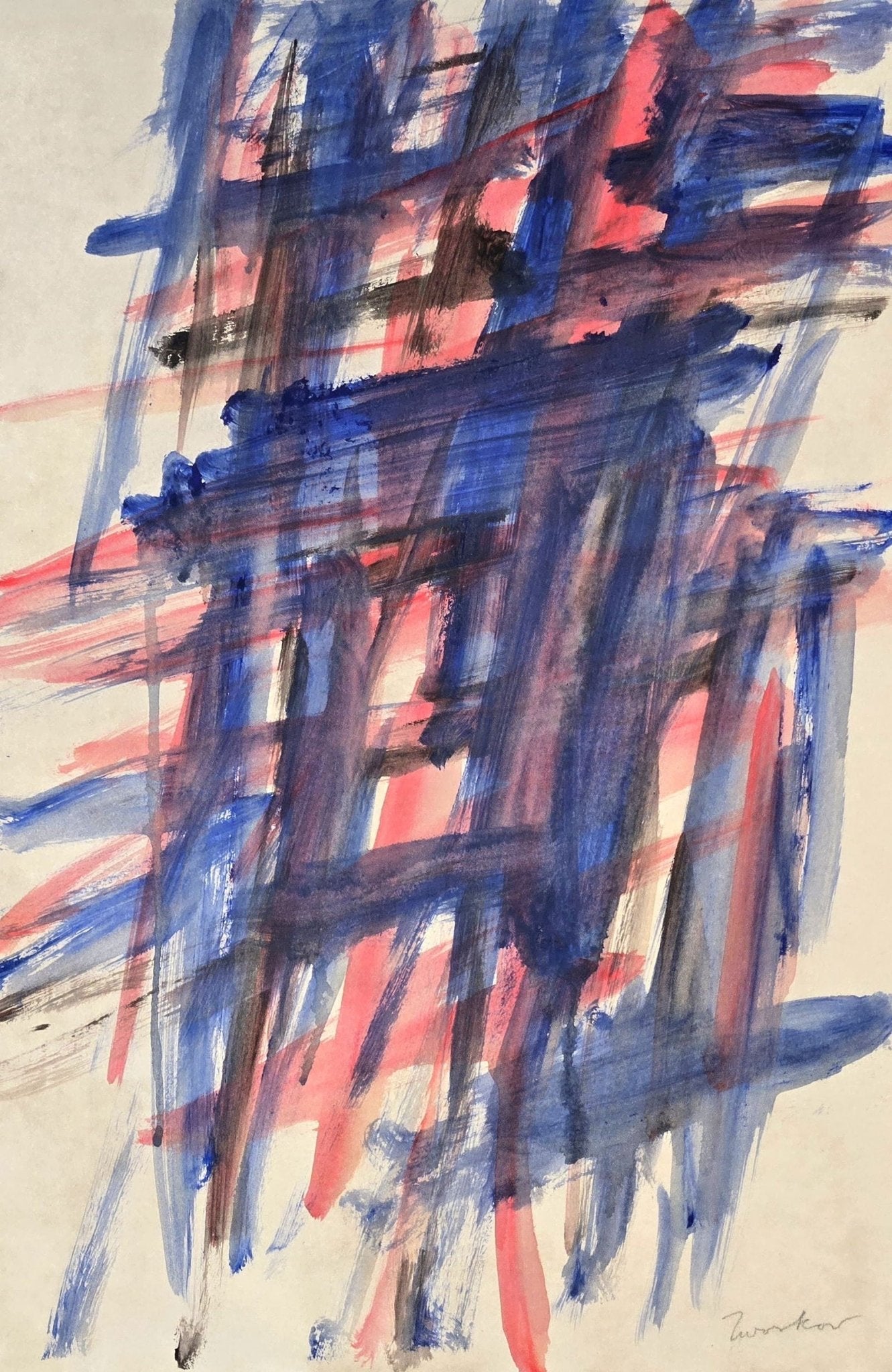 Jack Tworkov (15 August 1900 â€“ 4 September 1982) was an American abstract expressionist - MJ Auction Gallery - Painting