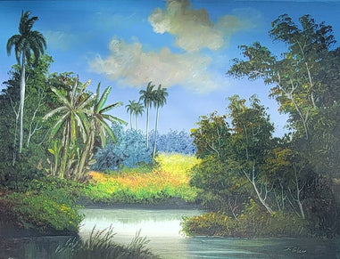 James Gibson (1938 - 2017) is an American landscape artist from Moore Haven, Florida and one of - MJ Auction Gallery - Painting