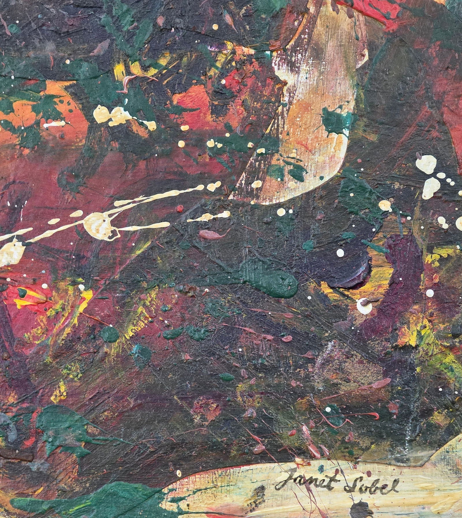 Janet Sobel, born Jennie Olechovsky, was a Ukrainian - born American Abstract Expressionist painter - MJ Auction Gallery - Painting