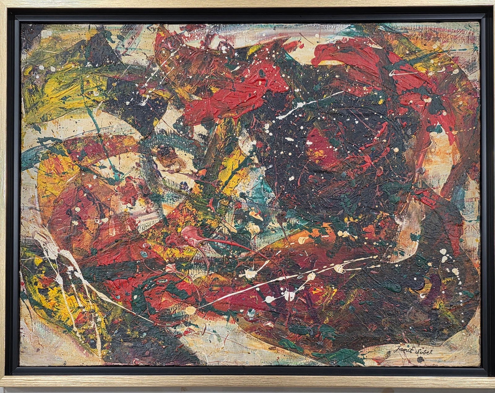 Janet Sobel, born Jennie Olechovsky, was a Ukrainian - born American Abstract Expressionist painter - MJ Auction Gallery - Painting