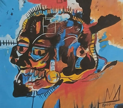 Jean - Michel Basquiat was a self - taught, Puerto Rican/Haitian American artist who rose to fame in - MJ Auction Gallery - Painting