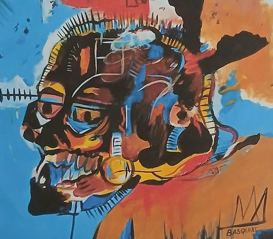 Jean - Michel Basquiat was a self - taught, Puerto Rican/Haitian American artist who rose to fame in - MJ Auction Gallery - Painting