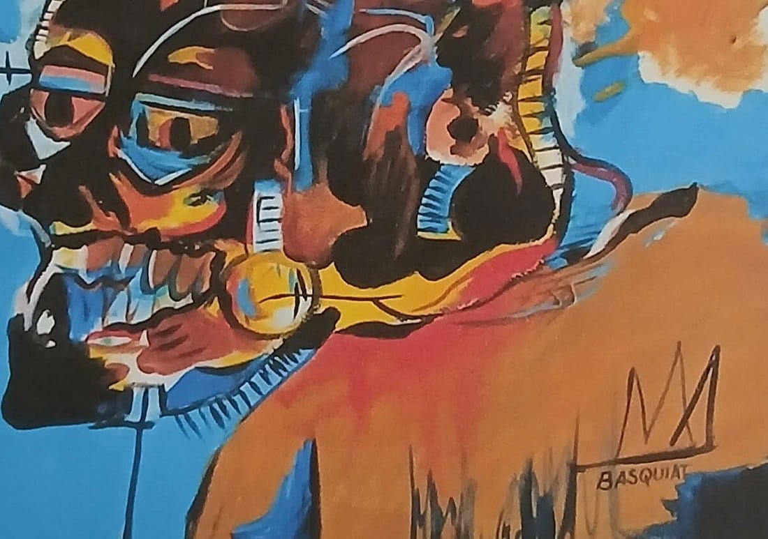 Jean - Michel Basquiat was a self - taught, Puerto Rican/Haitian American artist who rose to fame in - MJ Auction Gallery - Painting