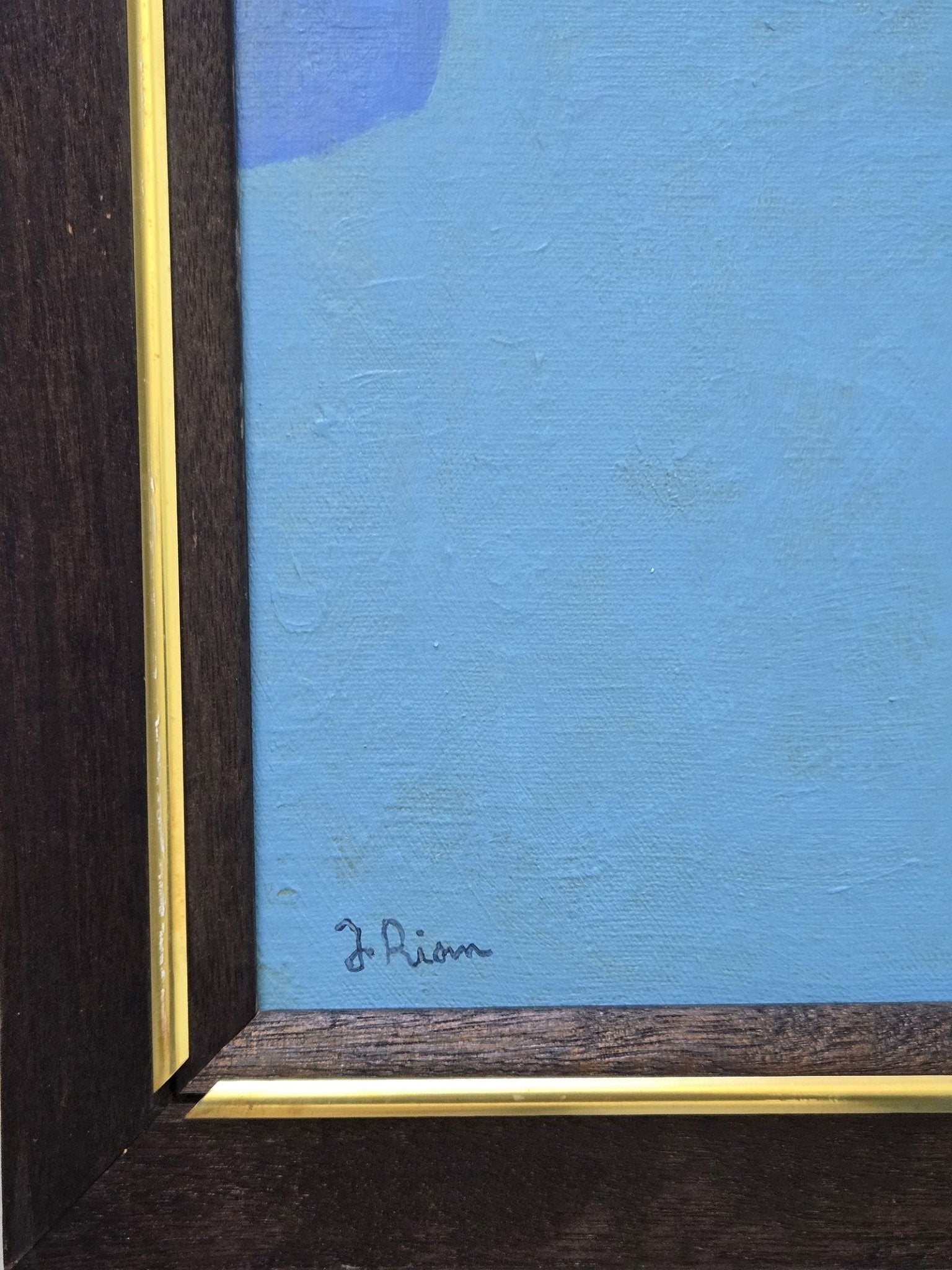Johannes "Johs" Rian was a Norwegian painter. Johs Rian was born in Overhalla Municipality in Nordre - MJ Auction Gallery - Painting