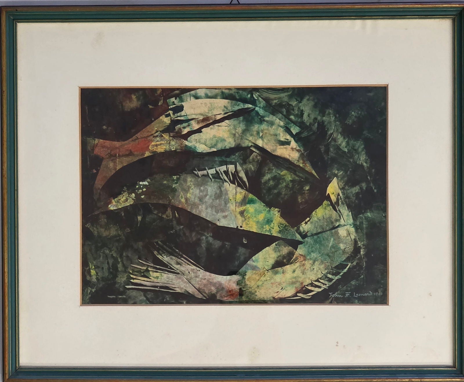 John Francis Leonard the youngest of three brothers was born to Essie and Leroy Leonard on September - MJ Auction Gallery - Painting