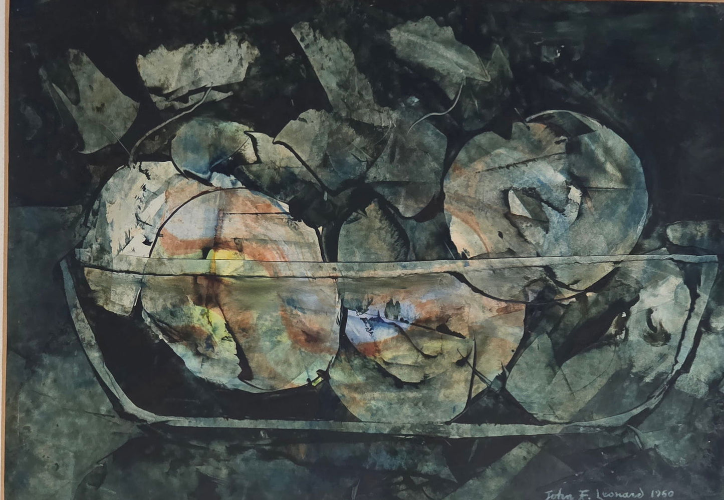 John Francis Leonard the youngest of three brothers was born to Essie and Leroy Leonard on September - MJ Auction Gallery - Painting