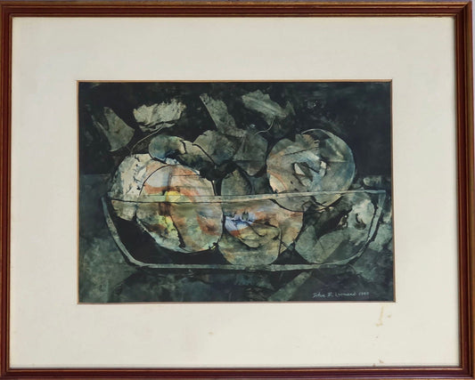 John Francis Leonard the youngest of three brothers was born to Essie and Leroy Leonard on September - MJ Auction Gallery - Painting