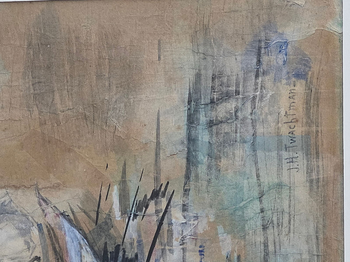 John Henry Twachtman was an American painter best known for his impressionist landscapes, though his - MJ Auction Gallery - Painting
