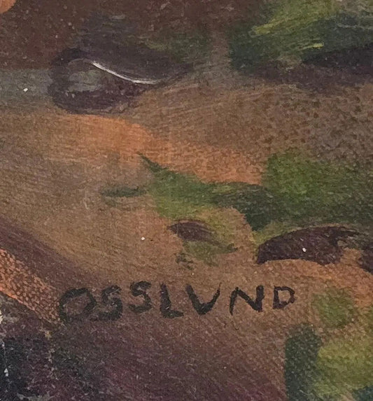 Jonas Helmer Osslund, originally Åslund was a Swedish painter. He specialized in motifs from - MJ Auction Gallery - Painting