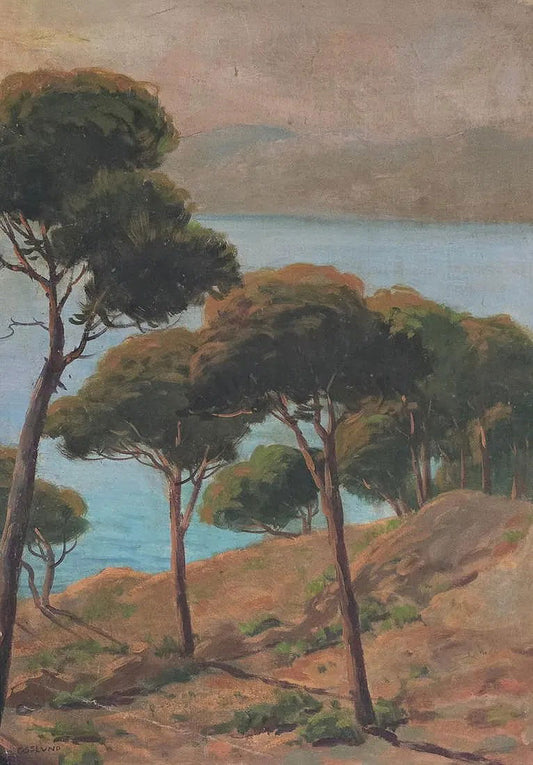Jonas Helmer Osslund, originally Åslund was a Swedish painter. He specialized in motifs from - MJ Auction Gallery - Painting