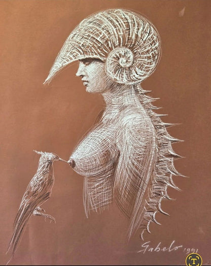 JosÃ© Roberto Fabelo PÃ©rez is a Cuban painter, sculptor, and illustrator. Fabelo's art is - MJ Auction Gallery - Painting