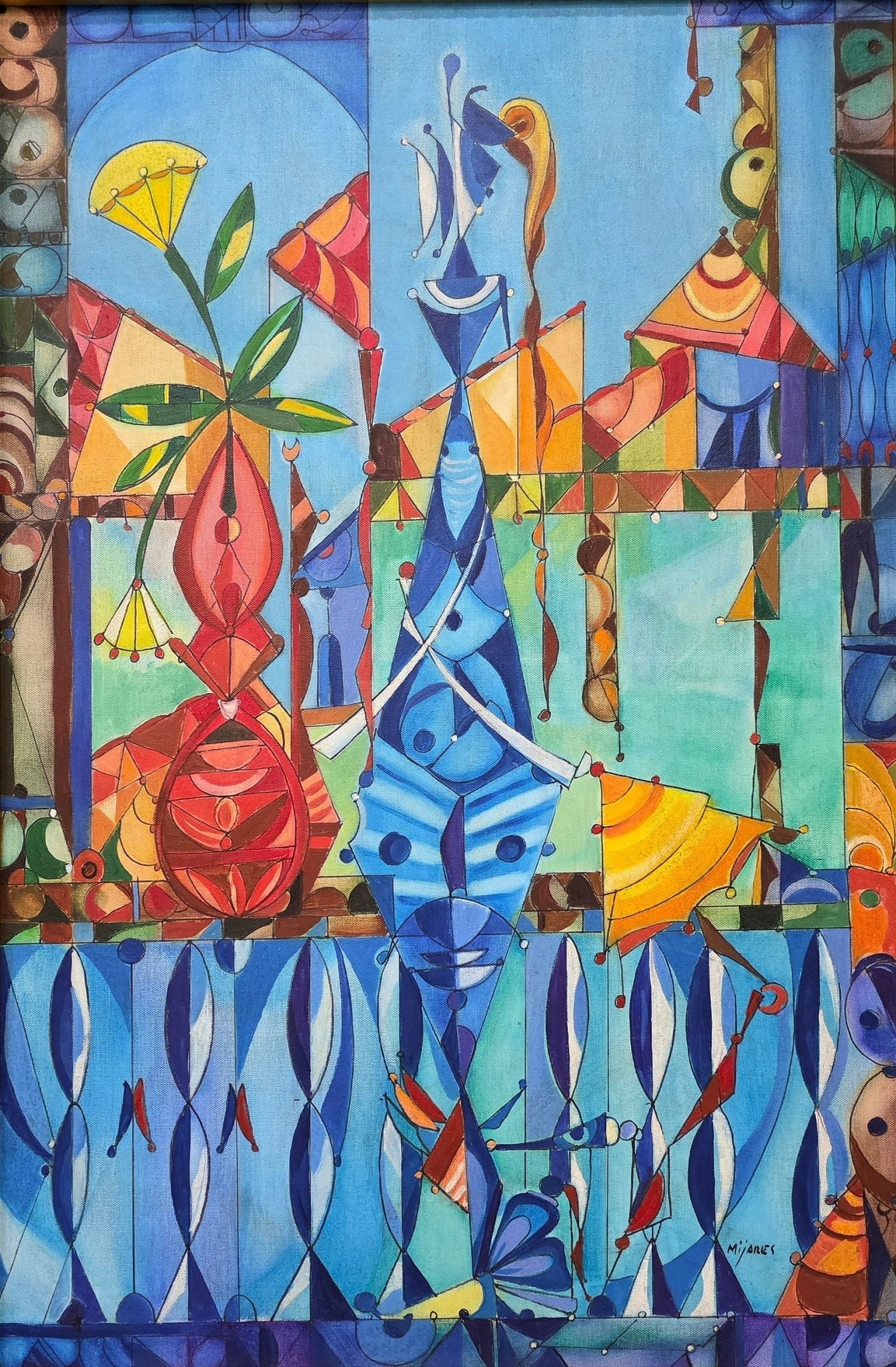 José María Mijares (born 1921 in Havana, Cuba - d. March, 2004 ) was a Cuban contemporary visual - MJ Auction Gallery - Painting