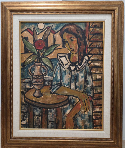 Jose Mijares Cuban Artist: b. 1921 - 2004. In 1942 this Cuban artist was admitted to San Alejandro - MJ Auction Gallery - Painting