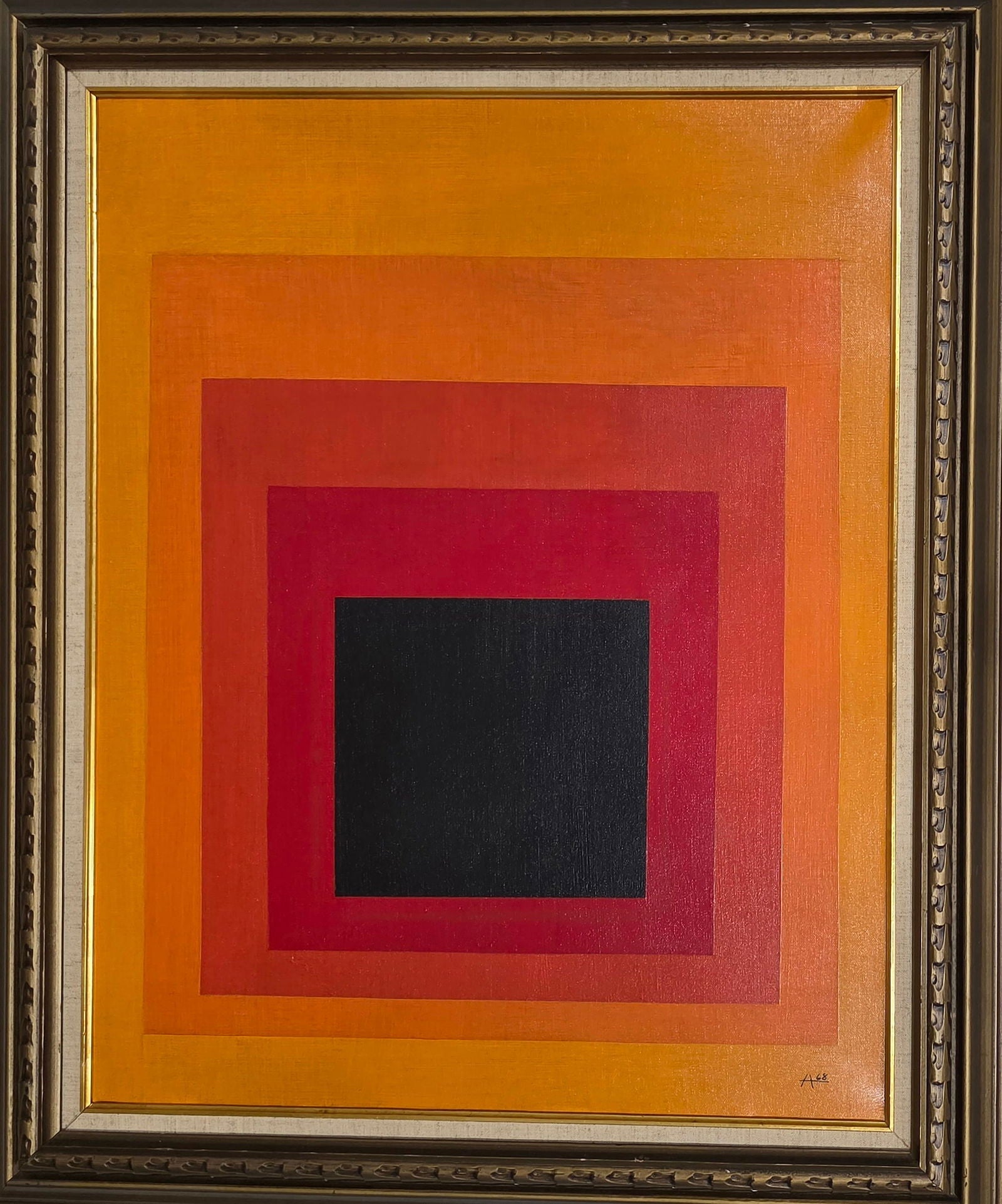 Josef Albers was a German - born American artist and educator who is considered one of the most - MJ Auction Gallery - Painting