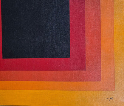 Josef Albers was a German - born American artist and educator who is considered one of the most - MJ Auction Gallery - Painting