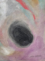 Jules Olitski explored the material properties of paint; he often used non-standard materials such