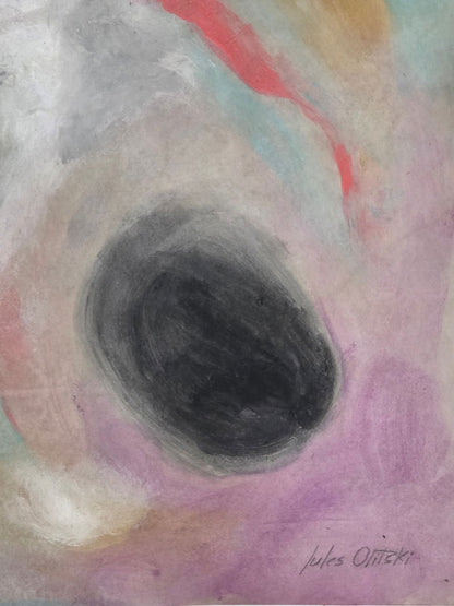 Jules Olitski explored the material properties of paint; he often used non-standard materials such - MJ Auction Gallery - Painting