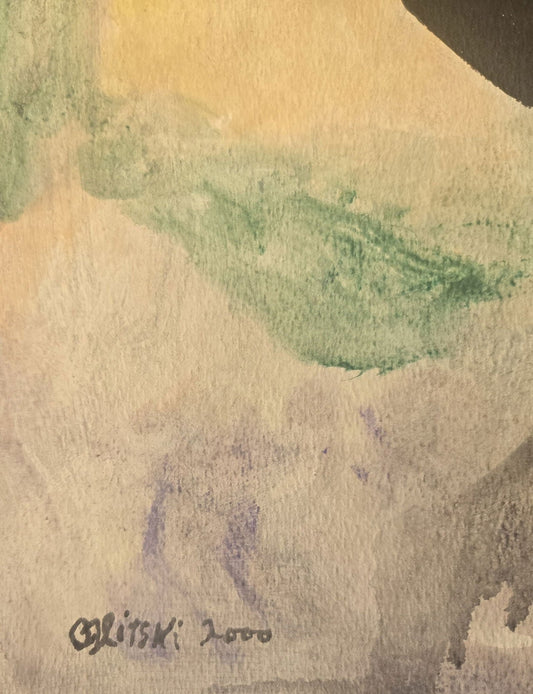 Jules Olitski explored the material properties of paint; he often used non - standard materials such a - MJ Auction Gallery - Painting