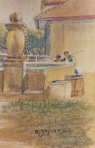 Karl Wenzel Zajicek was an Austrian artist who was born in 1860-1923.was primarily a chronicler of