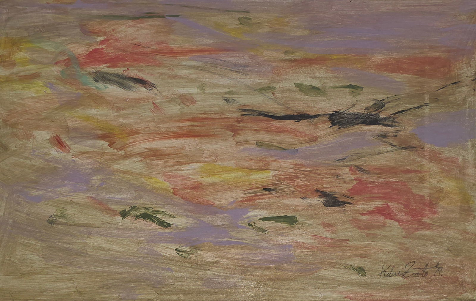 Kikuo Saito ( 1939–2016) was a Japanese - born American abstract painter with ties to the Color - MJ Auction Gallery - Painting