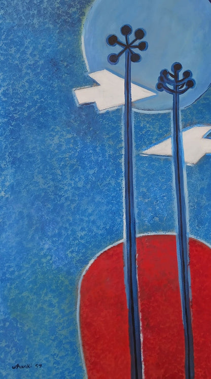 Kim Whanki was a Korean painter and pioneering abstract artist. Kim lived and worked in a number of - MJ Auction Gallery - Painting