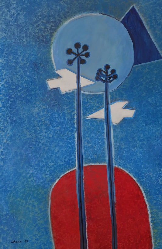 Kim Whanki was a Korean painter and pioneering abstract artist. Kim lived and worked in a number of - MJ Auction Gallery - Painting