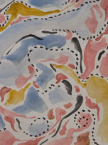 Lee Mullican was an American painter, curator, and art teacher. He was an influential member of the