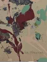 Lenore "Lee" Krasner was an American painter and visual artist active primarily in New York whose wo