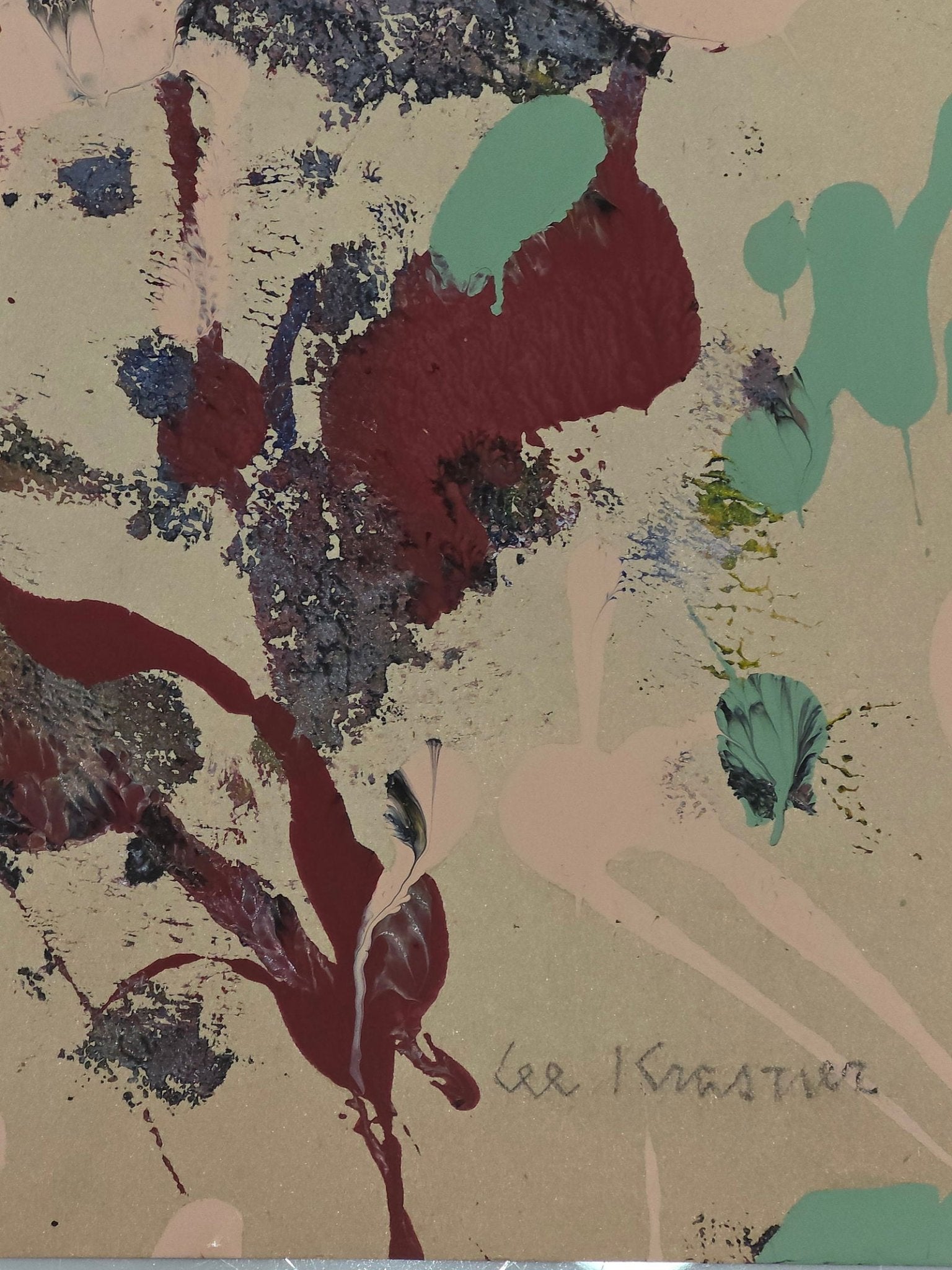 Lenore "Lee" Krasner was an American painter and visual artist active primarily in New York whose wo - MJ Auction Gallery - Painting
