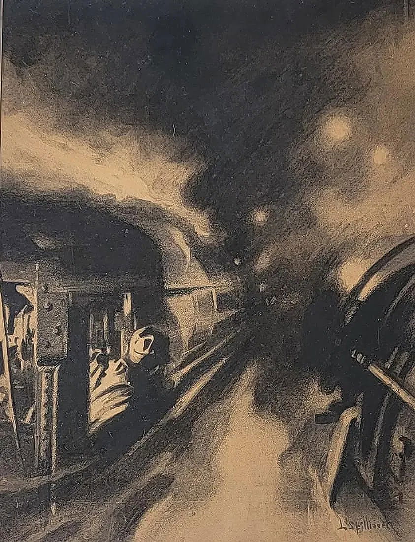 Léon Spilliaert was a Belgian draughtsman, illustrator, lithographer and painter. In his early - MJ Auction Gallery - Painting