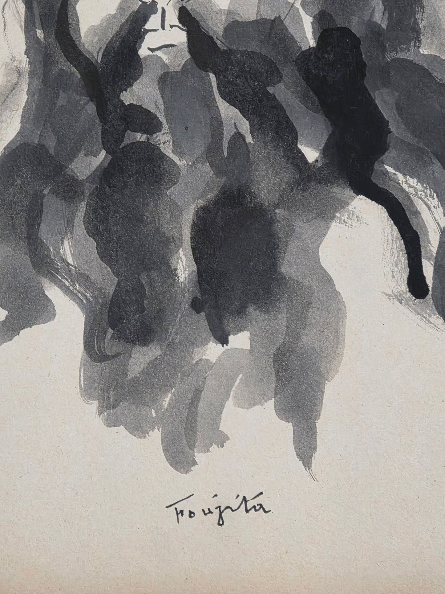 Léonard Tsuguharu Foujita was a Japanese - French painter. After studying Western - style painting in - MJ Auction Gallery - Painting