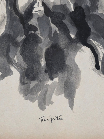 Léonard Tsuguharu Foujita was a Japanese - French painter. After studying Western - style painting in - MJ Auction Gallery - Painting