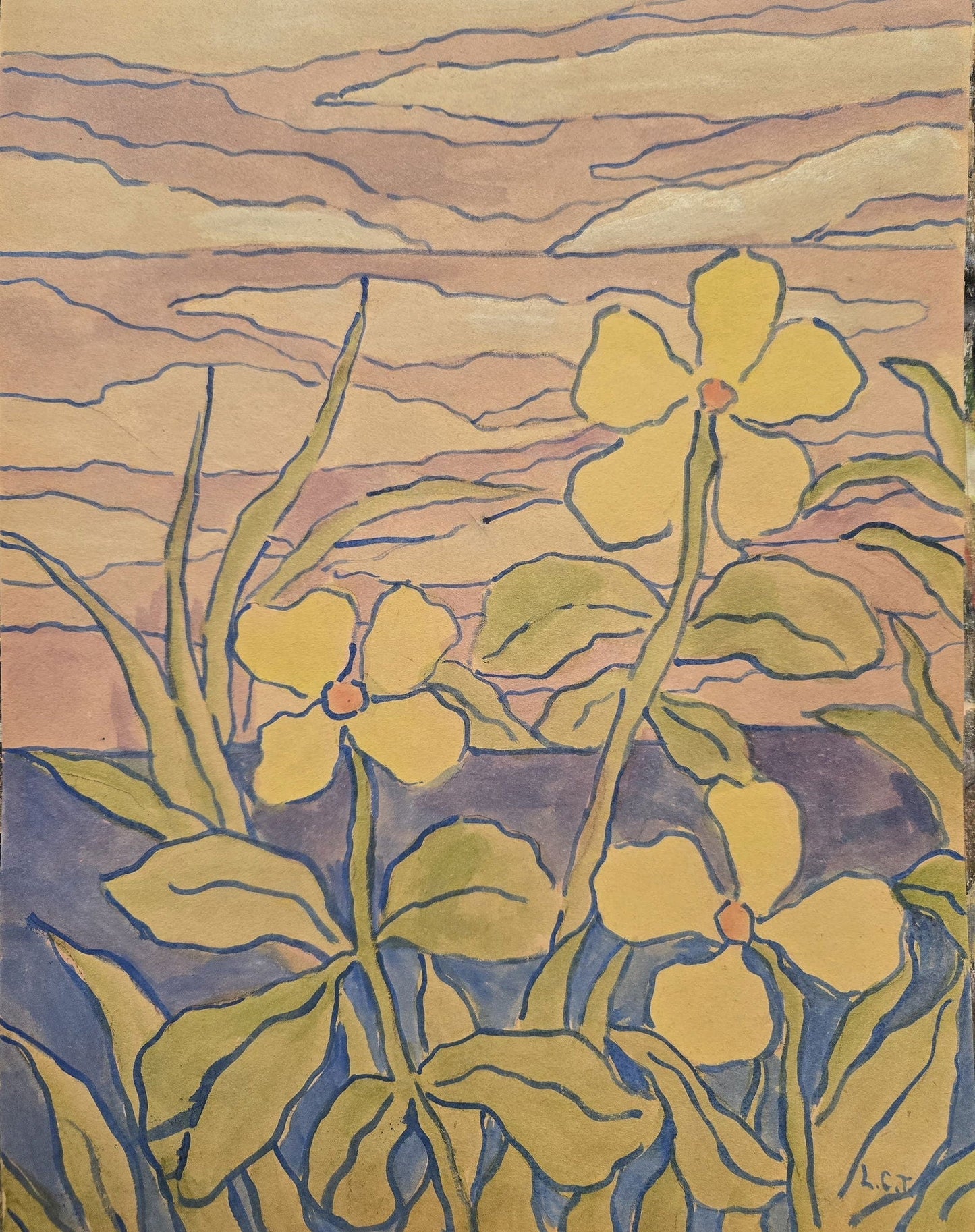 Louis Comfort Tiffany (February 18, 1848 â€“ January 17, 1933) was an American artist and designer - MJ Auction Gallery - Painting