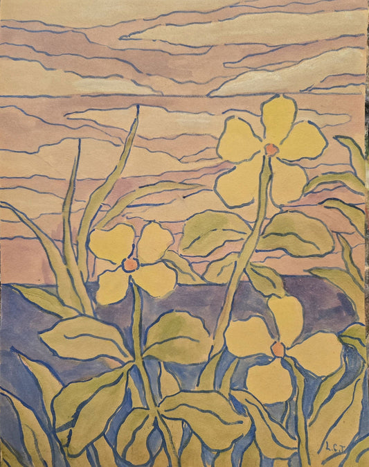 Louis Comfort Tiffany (February 18, 1848 â€“ January 17, 1933) was an American artist and designer - MJ Auction Gallery - Painting