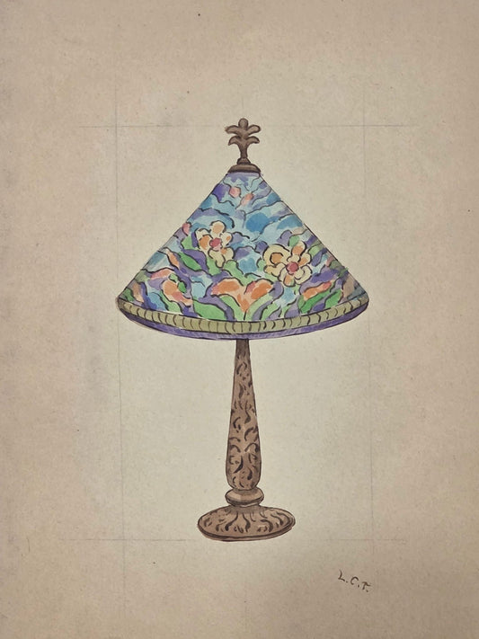 Louis Comfort Tiffany (February 18, 1848 – January 17, 1933) was an American artist and designer - MJ Auction Gallery - Painting