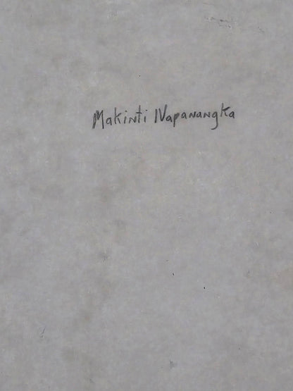 Makinti Napanangka (sekitar tahun 1930- 9 Januari 2011; nama setelah wafat: Kumentje Napanangka) - MJ Auction Gallery - Painting