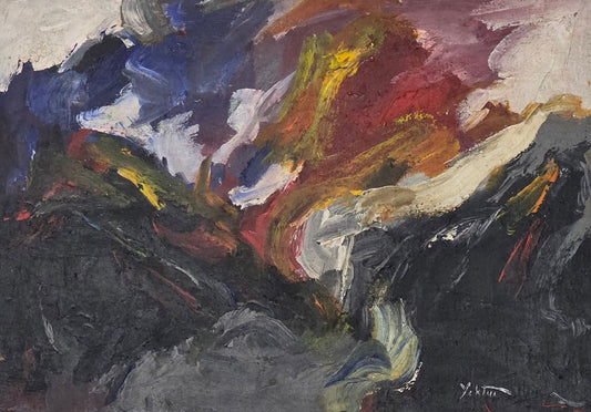 Manoucher Yektai was an Iranian - born American artist and poet. A member of the New York School of - MJ Auction Gallery - Painting